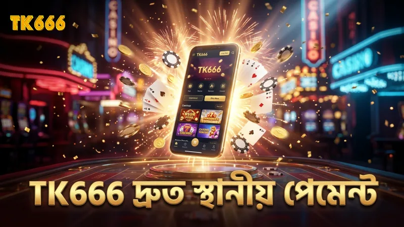 TK666 প্ল্যাটফর্মে স্থানীয় পেমেন্ট সুবিধা এবং দ্রুত লেনদেন।