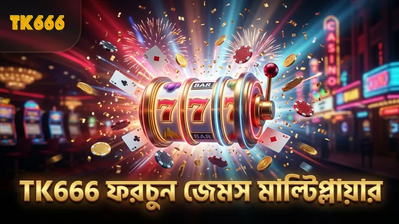 TK666 ফরচুন জেমসের ৪র্থ রিল মাল্টিপ্লায়ার কার্যকারিতা পরীক্ষা।