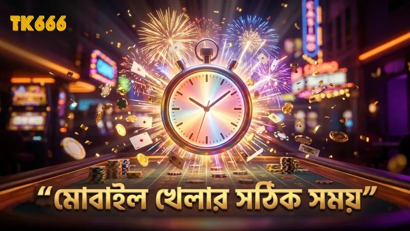 সঠিক সময় বেছে নিলে মোবাইল থেকে খেলা লাভজনক হয়।