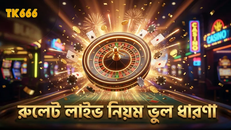 রুলেট লাইভ খেলার মৌলিক নিয়ম ও সাধারণ ভুল ধারণা নিরীক্ষণ।