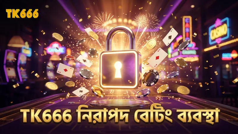 বেটিং ঝুঁকি কমাতে TK666 নিরাপত্তা ব্যবস্থা অপরিহার্য।