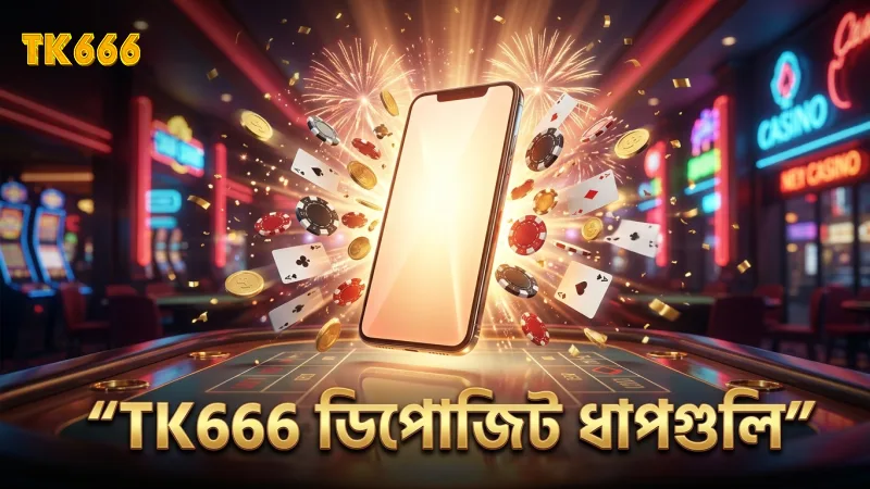 বিকাশ, নগদ ও রকেট দিয়ে TK666 ডিপোজিটের ধাপগুলি সুস্পষ্ট